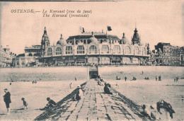 BELGIQUE - Ostende - Le Kursaal (Vue De Face) - The Kursaal (frontside) - Animé - Carte Postale Ancienne - Oostende