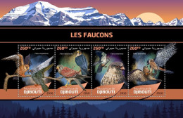 ( 250 20) - 2016- DJIBOUTI - HAWKS                4V  MNH** - Aigles & Rapaces Diurnes