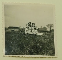 Two Young Girls Are Sitting In Each Other's Arms On The Meadow-photo ...,Torgelow,Germany - Personnes Anonymes