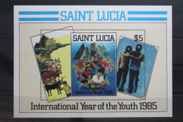 St. Lucia Block 43 Mit 801 Postfrisch #UU067 - Autres & Non Classés