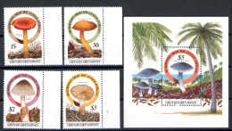 Grenada/ Grenadinen 771-774 + Bl. 111 Postfrisch Pilze #JR827 - Anguilla (1968-...)