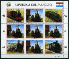 Paraguay Kleinbogen 3995 Postfrisch Eisenbahn Lokomotive #IJ052 - Paraguay