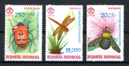 Indonesien 682-84 Postfrisch Insekten #HB493 - Indonésie
