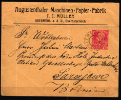 Österreich Oberösterreich 10 Heller Ganzsache Lembach Nach Sarajewo 1908 #NF818 - Sonstige & Ohne Zuordnung