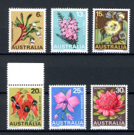 Australien 398-403 Postfrisch Blumen, Blüten #HC088 - Sonstige & Ohne Zuordnung