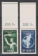 SARRE :  Série 301 à 302 En Neuf ** TB (cote 13,00 €).. Affaire ! - Unused Stamps