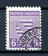 SBZ Provinz Sachsen 69 X A A Gestempelt Geprüft Ströh #JM575 - Other & Unclassified