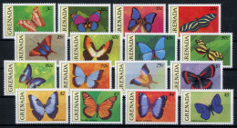 Grenada 2215-2230 Postfrisch Schmetterlinge #HB116 - Grenada (1974-...)