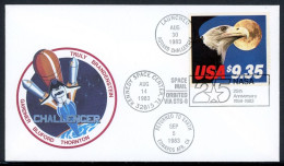 USA 1648 C Auf Raketenpost Challenger 1983 Im Folder Nr. 230353 #KE594 - Andere & Zonder Classificatie