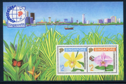 Singapur Block 33 Postfrisch Orchideen #HB237 - Singapour (1959-...)