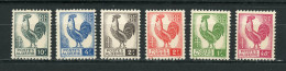 ALGERIE (RF) - COQ  - N° Yt 218/223** - Unused Stamps