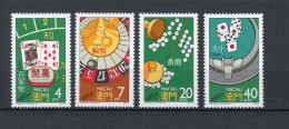 Macau 579-582 Postfrisch Glücksspiel #JQ896 - Other & Unclassified