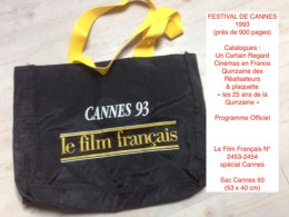 FESTIVAL DE CANNES 1993 (près De 900 Pages) : Catalogues : Un Certain Regard - Cinémas En France - Quinzaine Des Réalisa - Film