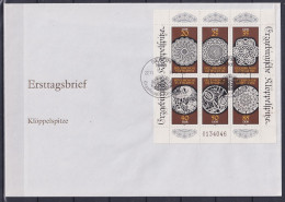 DDR 3215-3220 Gestempelt Als FDC, Klöppelspitzen #NF828 - Andere & Zonder Classificatie