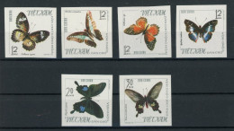 Vietnam 405-410 B Postfrisch Schmetterling #JT926 - Viêt-Nam