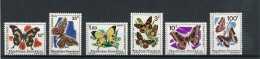 Ruanda 147-152 Postfrisch Schmetterling #JT934 - Sonstige & Ohne Zuordnung