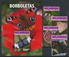 Mosambik Aus Jahrgang 2019 Postfrisch Schmetterlinge #JT988 - Mosambik