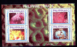 Philippinen Block 71 Postfrisch Korallen #HE869 - Filippine