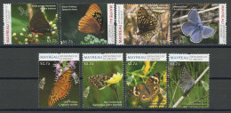 St. Vincent Grenadinen Einzelmarken 143-150 Postfrisch Schmetterling #HF444 - St.Vincent & Grenadines