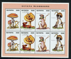 Guyana KB Mit 5538-5541 Postfrisch Pilze #JR711 - Guyane (1966-...)