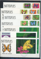 Grenada 2215-2230, Block 269-272 Schmetterling Ersttagesbrief/FDC #JW643 - Grenade (1974-...)
