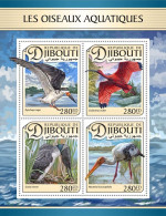 ( 250 23) - 2017- DJIBOUTI - WATER BIRDS                4V  MNH** - Altri & Non Classificati