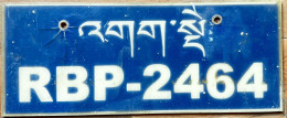 Royal BHUTAN Police - Plaques D'immatriculation