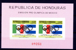 Honduras Block 10 Postfrisch Olympia 1968 Mexiko #JR881 - Honduras