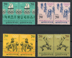 Korea Süd 4 Paare Mit 628-635 Postfrisch Olympia 1968 Mexiko #JR896 - Korea (...-1945)