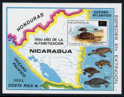 Nicaragua Block 136 Postfrisch Olympia 1980 Lake Placid / Moskau #JR925 - Nicaragua