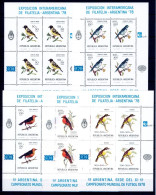 Argentinien KB Satz Mit 1347-1351 Postfrisch Vögel #JY488 - Andere & Zonder Classificatie