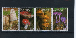 Guyana Viererstreifen 2080-2083 Postfrisch Pilze #JO724 - Guiana (1966-...)