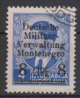 Montenegro German Occupation Mi#7 1943 USED - Montenegro