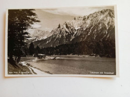 D202719     AK- CPA- Lautersee  Bei Mittenwald Mit Strandbad  - Ca 1933  FOTO-AK - Mittenwald