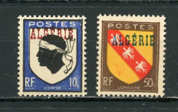 ALGERIE (RF) - ARMOIRIES  - N° Yt 243+244** - Unused Stamps