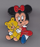 Pin's Minnie Avec Ourson Réf 6585 - Disney