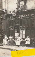 CP PHOTO De PARIS 4éme : Restaurant "A La Fortune Du Pot" 22 Rue Du Temple. (coins Faibles). - Arrondissement: 04