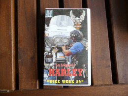 Vidéo-cassettes VHS Secam La Légende Harley Davidson Bike Week 1989 - Other & Unclassified