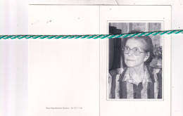 Adrienne Van Broeck-Van Dosselaer, Beveren 1915, 2001. Foto - Overlijden