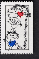200891643 1984 SCOTT 2104 (XX) POSTFRIS MINT NEVER HINGED  - FAMILY UNITY - STICK FIGURES -RIGHT IMPERFORATED - Unused Stamps