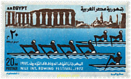 86691 MNH EGIPTO 1972 FESTIVAL DEPORTIVO DE REMO EN LUXOR - Other & Unclassified