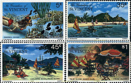 72177 MNH SAN VICENTE GRANADINAS 1977 DEPORTES NAUTICOS - St.Vincent Y Las Granadinas