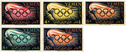 281129 HINGED YEMEN 1960 17 JUEGOS OLIMPICOS VERANO ROMA 1960 - Jemen