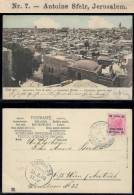 Jerusalem 1905 Austria Levant Post In Palestine Postcard - Antoine Sfeir No. 7 - Israël