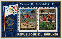 73452 MNH BURUNDI 1972 20 JUEGOS OLIMPICOS VERANO MUNICH 1972 - Nuevos