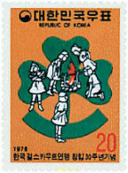 38655 MNH COREA DEL SUR 1976 30 ANIVERSARIO DEL ESCULTISMO FEMENINO EN COREA - Corea Del Sud