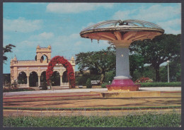 Inde India Mint Unused Postcard Brindavan Garden, Mysore, Flower, Flowers, Palace, Tipu Sultan, Royalty - Indien
