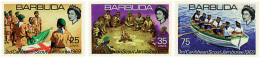 47061 MNH BARBUDA 1969 3 JAMBOREE DEL CARIBE EN GEORGETOWN - Barbuda (...-1981)