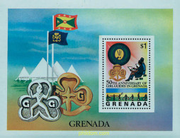 38641 MNH GRANADA 1976 50 ANIVERSARIO DEL ESCULTISMO FEMENINO - Grenade (1974-...)