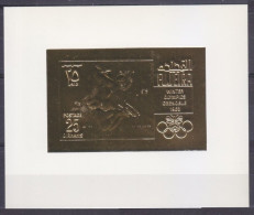 1968 Fujaira 1vb/Bb Gold 1968 Olympic Games In Grenoble 35,00 € - Winter 1968: Grenoble